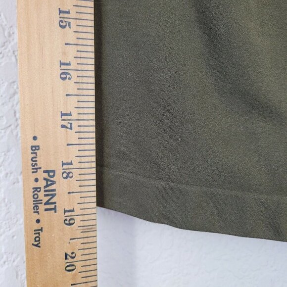 Vintage Tammy Mars O/S Camisole Tank Top Olive Army Green Supplex Spandex READ - Picture 4 of 7